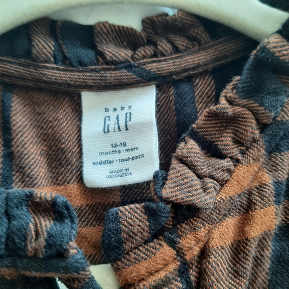 GAP Soft Flannel Dress, size 12-18 months - Picture 4 of 6